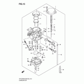 Схема узла: Карбюратор (E33) для Suzuki DR-Z250