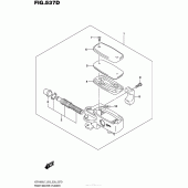 Схема узла: Передний тормозной цилиндр (Vzr1800Bzl7 E33) для Suzuki VZR1800 Boulevard M109R B.O.S.S