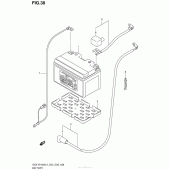 Схема вузла: Акумулятори (Gsx-R1000L4 E33) для Suzuki GSX-R1000
