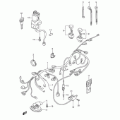 Схема вузла: Електропроводка для Suzuki RGV250