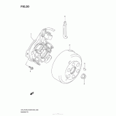 Схема узла: Статор & Ротор для Suzuki DR-Z125 DR-Z125