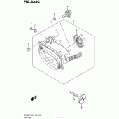 Схема вузла: Фара (Vzr1800Bzl7 E28) для Suzuki VZR1800 Boulevard M109R BOSS
