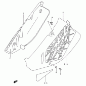 Схема вузла: Бічні панелі для Suzuki RM250