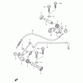 Схема вузла: Декомпресор для Suzuki VS1400 Intruder 1400