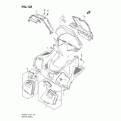 Схема узла: Приборная панель (An650al1 e24) для Suzuki AN650 Burgman (EU analogue of SkyWave)