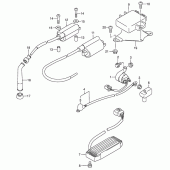 Схема вузла: Електрообладнання (Model k1/k2/k3/k4) для Suzuki VS800 Boulevard S50