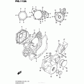 Схема вузла: Кришки картера для Suzuki DR-Z400 DR-Z400SM