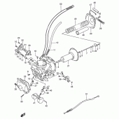 Схема вузла: Карбюратор (Front: e18) для Suzuki VS800 Intruder 800