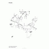 Схема узла: Side Cowling (Glr) для Suzuki GSX-R750