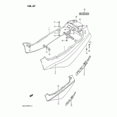 Схема вузла: Бічні панелі для Suzuki GSX-R750