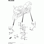Схема вузла: Body Electrical (Gsx-R1000Al7 E03) для Suzuki GSX-R1000