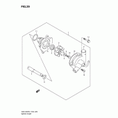 Схема узла: Водяной насос для Suzuki GSX1300 Hayabusa