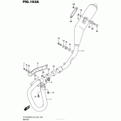 Схема узла: Выхлопная система для Suzuki DR-Z400 DR-Z400SM