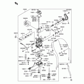 Схема вузла: Карбюратор для Suzuki RM-Z250