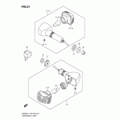 Схема вузла: Поворотники (Gs500fh p33) для Suzuki GS500