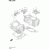 Схема вузла: Cylinder (Vl800Tl6 E33) для Suzuki VL800 Boulevard C50