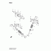 Схема узла: Распредвал & Клапан для Suzuki GZ250 Marauder