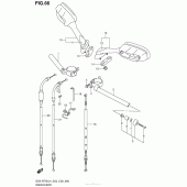 Схема узла: Руль & Тросики для Suzuki GSX-R750