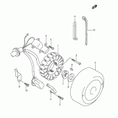 Схема вузла: Статор & Ротор для Suzuki RGV250