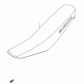 Схема узла: Сиденье (Model k5/k6) для Suzuki RM-Z450