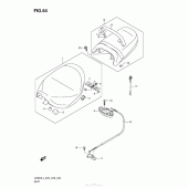 Схема вузла: Сидіння для Suzuki VZ800 Boulevard M50