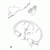 Схема вузла: Електроустаткування для Suzuki GSX750