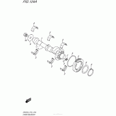 Схема вузла: Балансувальний вал для Suzuki GW250 Inazuma