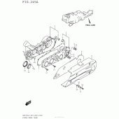 Схема вузла: Корпус редуктора для Suzuki AN650 Burgman (EU analogue of SkyWave)