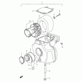 Схема вузла: Повітряний фільтр Suzuki DF200