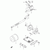 Схема вузла: Масляний насос & Паливний насос Suzuki VZ800 Marauder