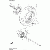 Схема узла: Заднее колесо для Suzuki VL1500 Boulevard C90T