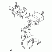 Схема вузла: Електроустаткування для Suzuki DR350
