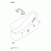 Схема вузла: Сидіння для Suzuki DR-Z400 DR-Z400SM