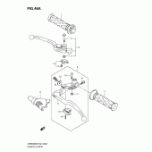 Схема узла: Ручки руля (Model l0) для Suzuki GSR600