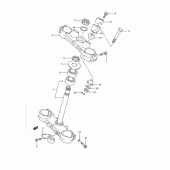 Схема вузла: Рульова траверса (Model k/l) для Suzuki RM250