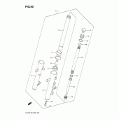 Схема узла: Передняя вилка для Suzuki UH125 Burgman