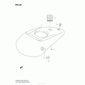 Схема вузла: Накладка паливного бака Suzuki VZ1500 Boulevard M90