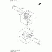 Схема узла: Пульт управления рулевой для Suzuki DR650 DR650SE