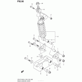Схема вузла: Важіль прогресії (Gsx-R1000L4 E33) для Suzuki GSX-R1000