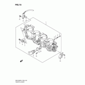 Схема узла: Дроссельная заслонка (Gsx1300rl1 e2) для Suzuki GSX1300 Hayabusa