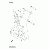 Схема вузла: Важіль прогресії (Vl800T E33) для Suzuki VZ800 Boulevard M50