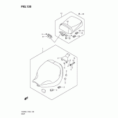 Схема узла: Сиденье (Vl800l1 e19) для Suzuki VL800 Intruder C800/ Boulevard C50