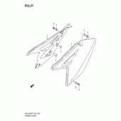 Схема вузла: Бічні панелі для Suzuki RM-Z250