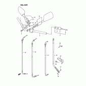 Схема вузла: Кермо & Тросики (Model r/s) для Suzuki GSX-R750