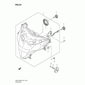 Схема вузла: Фара (Gsx-r1000l2 e24) для Suzuki GSX-R1000