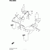 Схема вузла: Side Cowling (Kgl) для Suzuki GSX-R750