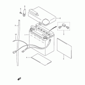 Схема вузла: Акумулятор для Suzuki VS800 Intruder 800