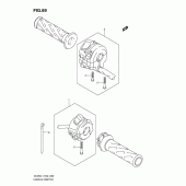Схема узла: Пульт управления рулевой для Suzuki DL650 V-Strom