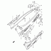 Схема вузла: Бічні панелі (Model s/t) для Suzuki GSX750 Katana