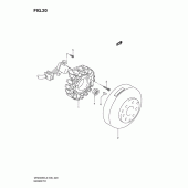 Схема вузла: Статор & Ротор для Suzuki DR200 DR200SE